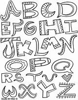 Coloring Fonts For Kids Pages sketch template