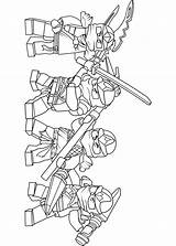 Lego Ninjago Coloring Pages sketch template