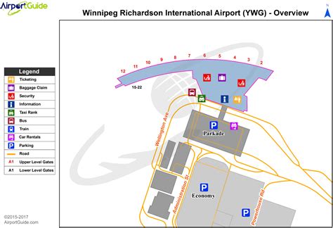 Winnipeg - Winnipeg / James Armstrong Richardson International (YWG) Airport Terminal Maps ...
