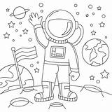 Astronaut Coloring Pages sketch template