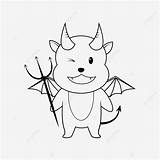 Devil Forks Coloring Pages sketch template