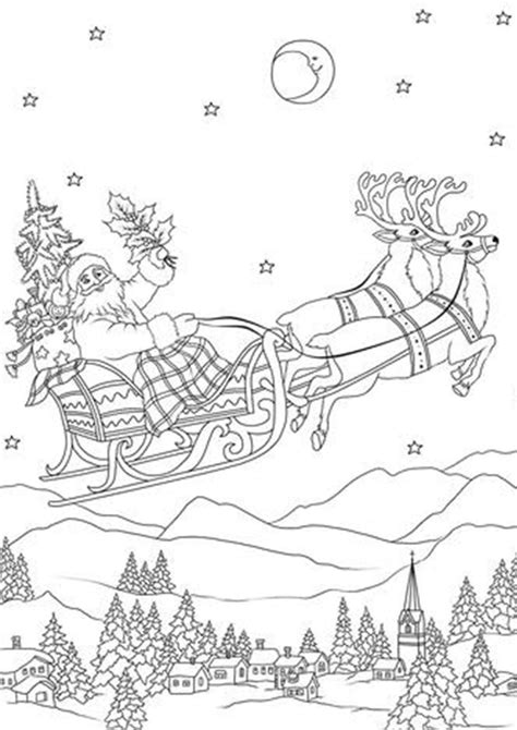 Free Printable Reindeer Coloring Pages | Santa coloring pages, Free christmas coloring pages ...