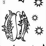 Pisces coloring Pages  Hellokidscom sketch template