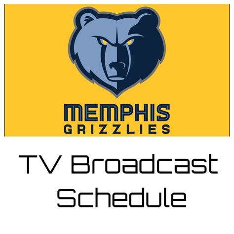 Memphis Grizzlies TV Broadcast Schedule 2023-24 | Bally Sports ...