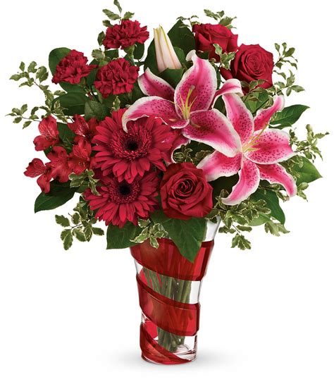 Teleflora's Swirling Desire Bouquet in Mountain View, CA | City Of Flowers