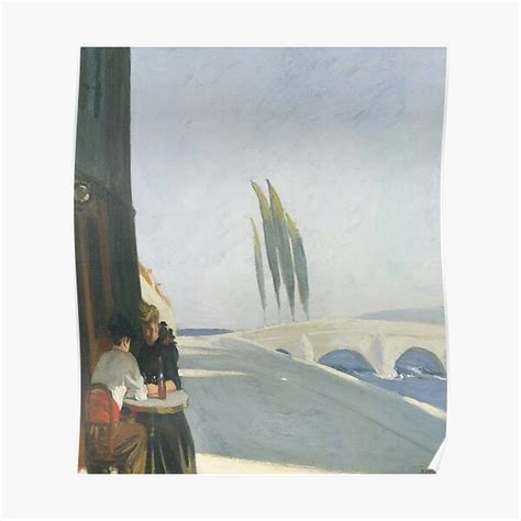 "Bistro-Edward Hopper" Poster by LexBauer | Redbubble