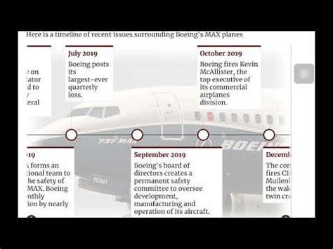 Boeing: Timeline of mis-events - YouTube