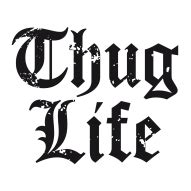 thug life text logo big PNG image with transparent background png - Free PNG Images in 2021 ...