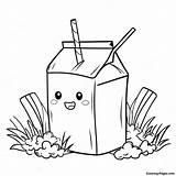 Cute Milk Carton With Straw Coloring Page  Pagescom sketch template