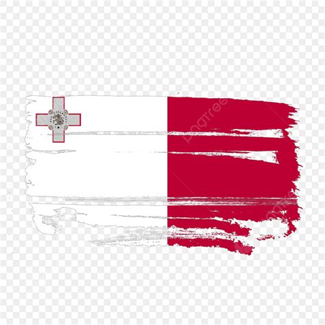 Malta Clipart Vector, Malta Flag Transparent With Watercolor Paint Brush, Malta, Malta Flag ...