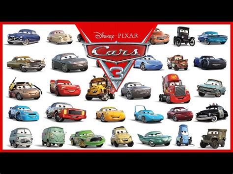 Pixar Cars Characters Names - Infoupdate.org