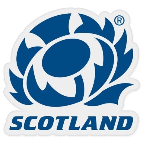 Scotland national rugby union team car bumper sticker window decal 4" x 4" : Amazon.com ...