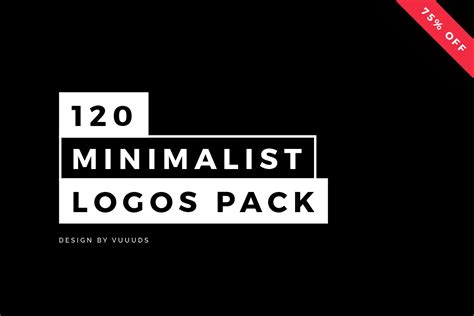 120 Minimalist Logos Pack | Creative Illustrator Templates ~ Creative Market