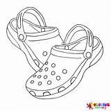 Crocs Croc Pinclipart Sketch Coloring Page sketch template