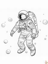 Printable Astronaut Coloring Pages Free For Kids And Adults sketch template