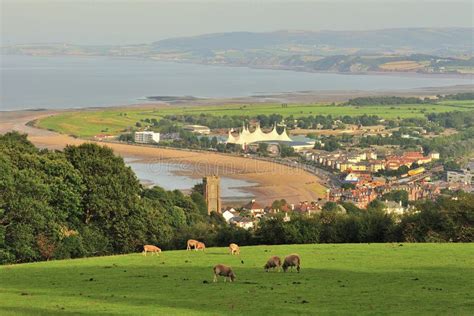 Minehead, Seaside Town, Somerset Stock Image - Image of coastal, landscape: 26558465