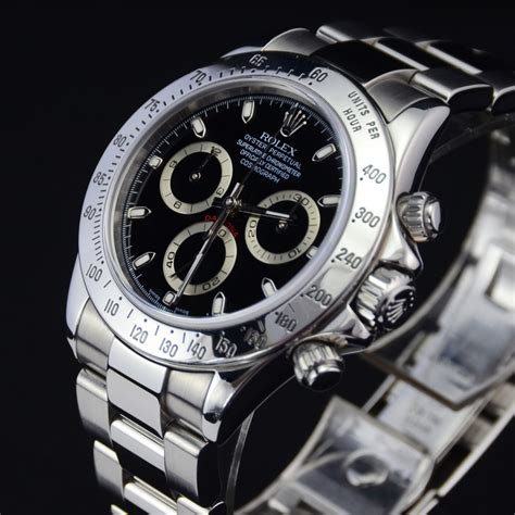 Buy Used Rolex Daytona 116520 • Service History • Black Dial