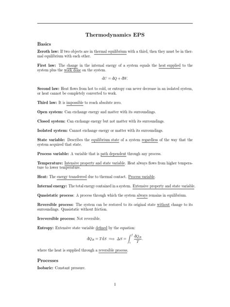 EPS Thermodynamics | PDF | Phase (Matter) | Heat