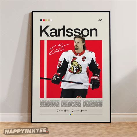 Erik Karlsson Pittsburgh Penguins Poster