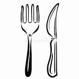 Silverware Sheet Coloring Pages sketch template