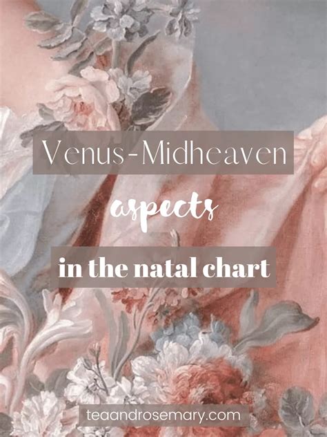 Venus-Midheaven Aspects In The Natal Chart | Natal charts, Relationship astrology, Venus