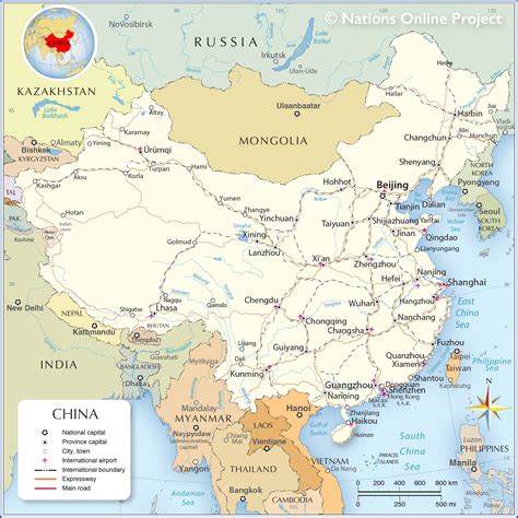 Modern Map Of China - Get Latest Map Update