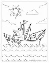32 Boat & Ship Coloring Pages Free PDF Printables sketch template