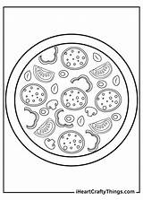 Pizza Coloring Pages Updated 2021 sketch template