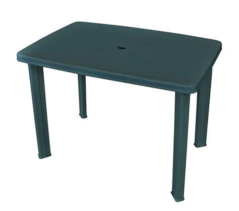 Table De Jardin Vert 101 X 68 X 72 Cm Plastique - Table de jardin BUT