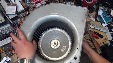 Carrier HVAC system blower fan repair - YouTube