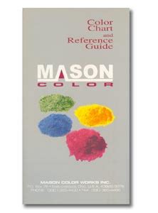 Mason Color Chart and Reference Guide