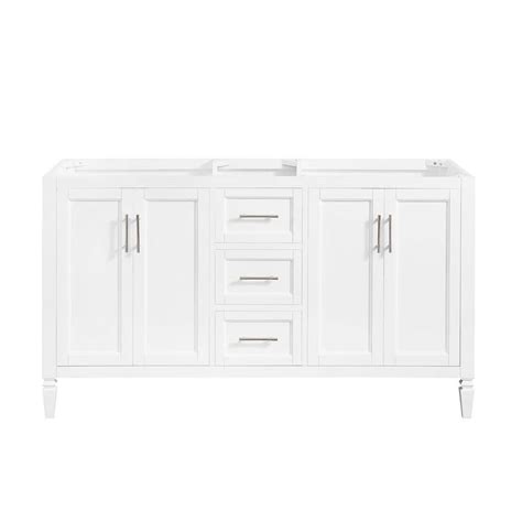 Home Decorators Collection Stockham 60 in. W x 21.5 in. D x 34 in. H Bath Vanity Cabinet without ...