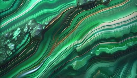 Premium AI Image | Abstract malachite background with stone texture realistic malachite surface