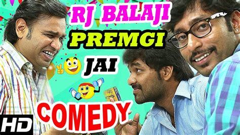 RJ Balaji & Jai Comedy Scenes | Vadacurry Tamil Movie | Premji | Swathi | Aruldoss | Tamil ...