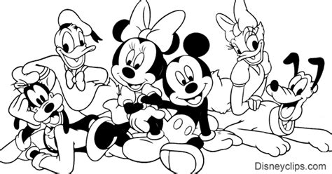 Mickey Mouse Friends Coloring Pages