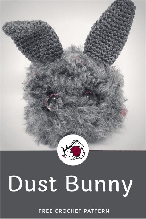 Dust Bunny | Free Crochet Pattern - Hooked by Kati