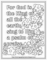 Coloring Pages For Kids By Mr Adron Free Psalm 477 Print And Color  sketch template
