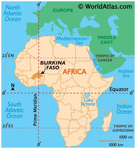 Burkina Faso Map / Geography of Burkina Faso / Map of Burkina Faso ...