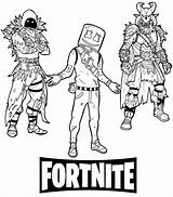 Fortnite Coloring Pages Printable sketch template