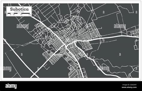 Subotica map Stock Vector Images - Alamy