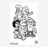 The Smurfs 2 Characters Coloring Page  Drawing 480x720 PNG Download sketch template