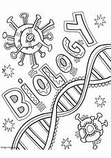 Ciencias De La Biología Para Colorear sketch template