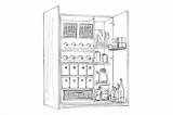 Pantry Coloring Pages sketch template