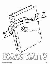 Isaac Watts Coloring Page  My Homeschool Printables sketch template