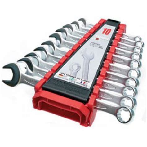 Teng Tools 10PC Combination Spanner Set 6510A - M.W. Murphy & Son Ltd