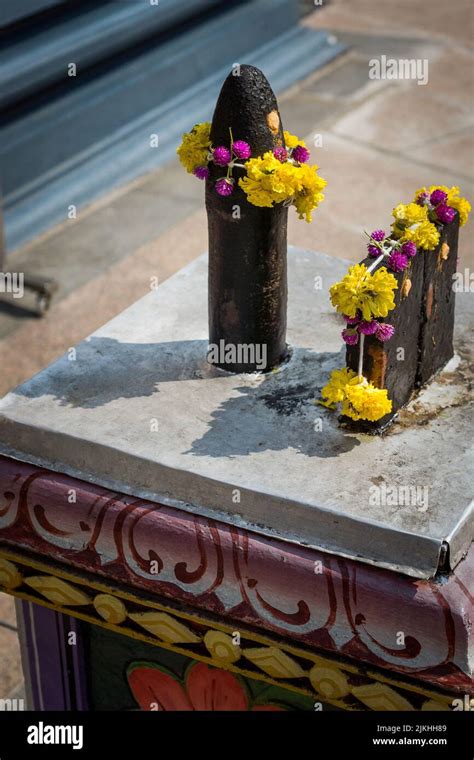 A lingam at hinduism temple in Singapore Stock Photo - Alamy