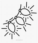 String Lights Coloring Page Pages sketch template
