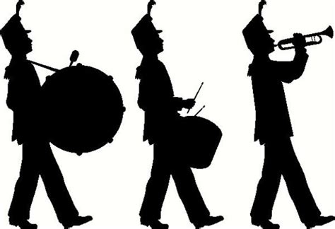 Free Marching Band Silhouette, Download Free Marching Band Silhouette ...