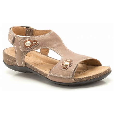 Clarks Ladies 'Un Courier' Light Grey Leather Sandal