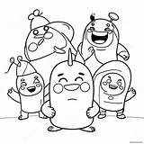 Oddbods Coloring Page 12271 10103 sketch template